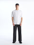 LC Waikiki Crew Neck Short Sleeve Combed Cotton Men's T-shirt